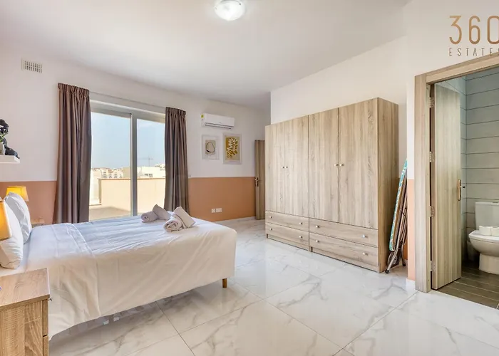 Appartement Sunshine Penthouse 2br Heaven With Ac, Terrace & Wifi By 360 Estates *