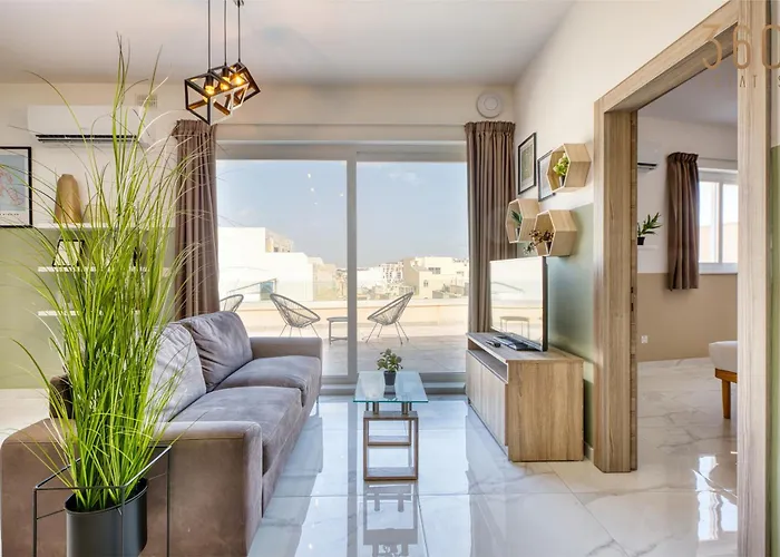 Appartement Sunshine Penthouse 2br Heaven With Ac, Terrace & Wifi By 360 Estates