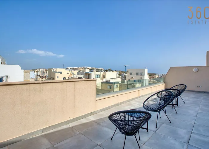 Appartement Sunshine Penthouse 2br Heaven With Ac, Terrace & Wifi By 360 Estates